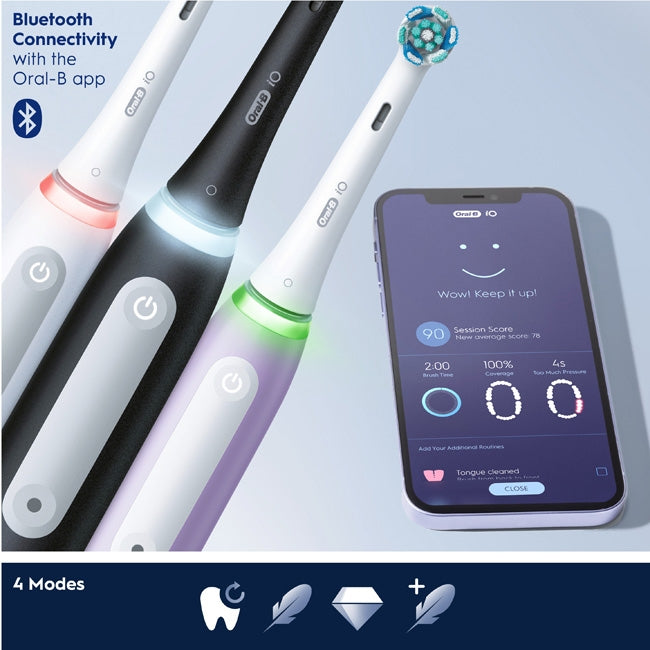 Electric toothbrush iO4 Duo Black UCB / White SC