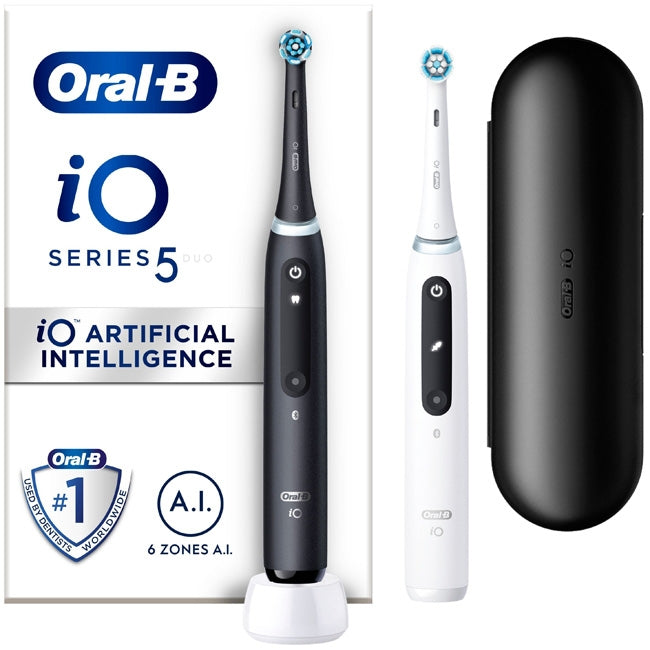 Electric toothbrush iO5 Duo Black UCB/ White SC