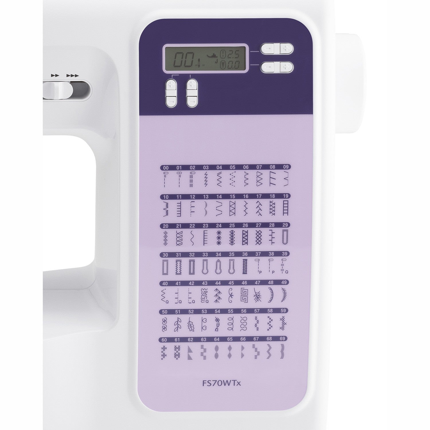 Electronic Sewing Machine, 70 Stitches, LCD Display