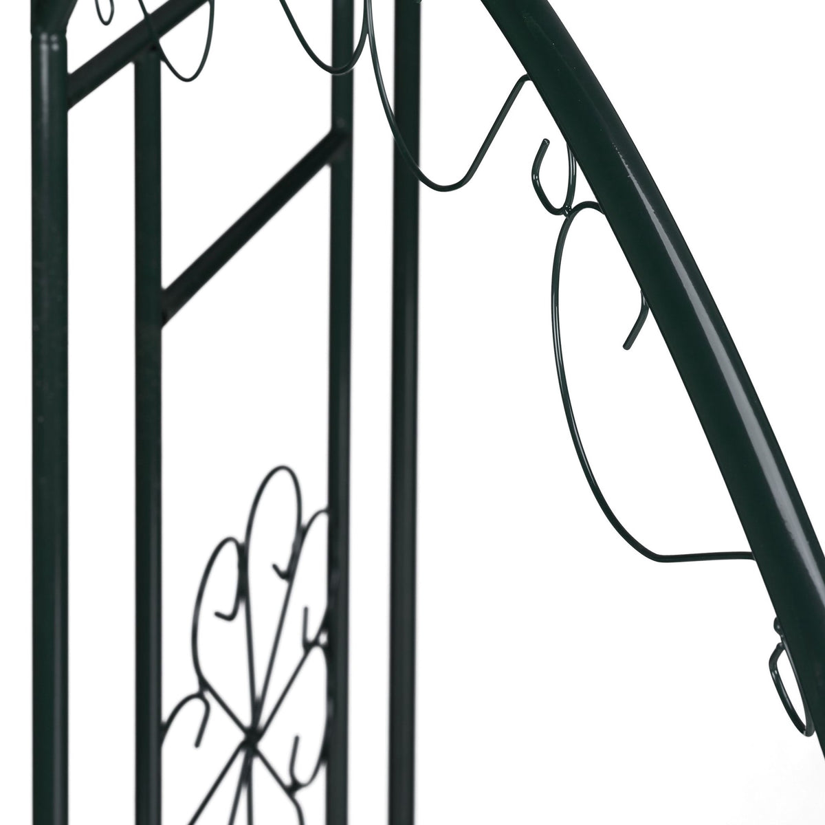 Elegant green finish pavilion, Metal