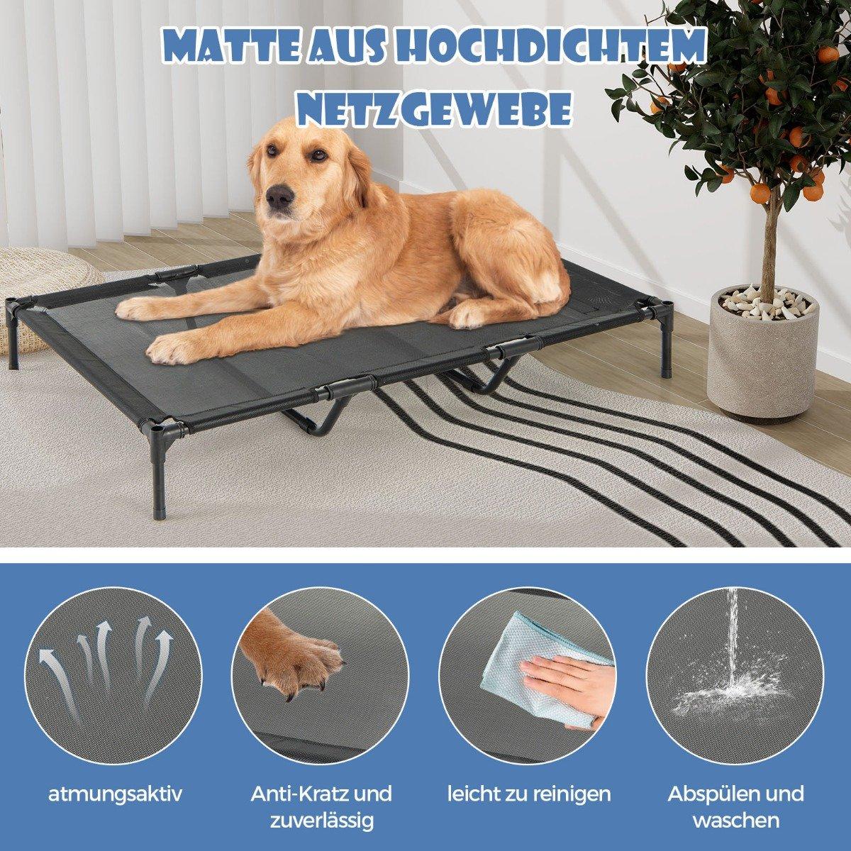 Elevated Dog House & Bed, Waterproof, 84x132x114 cm