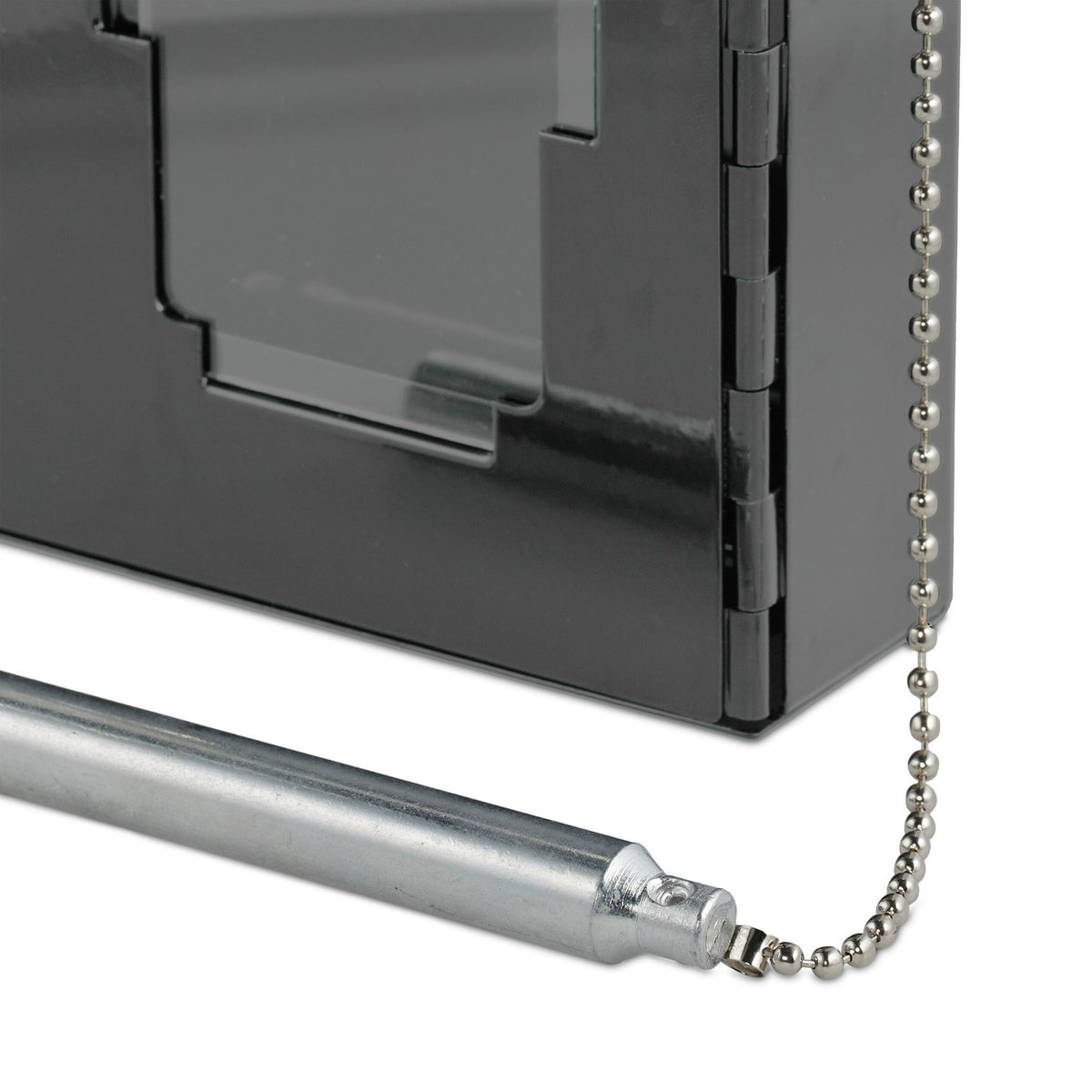 Emergency key box with flap