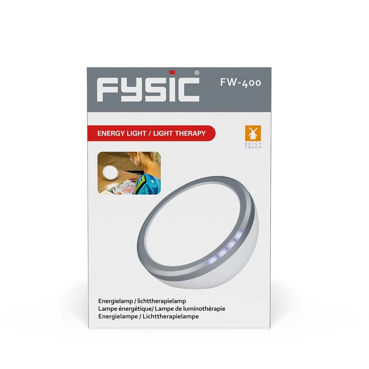 Energy lamp / light therapy lamp White/Silver