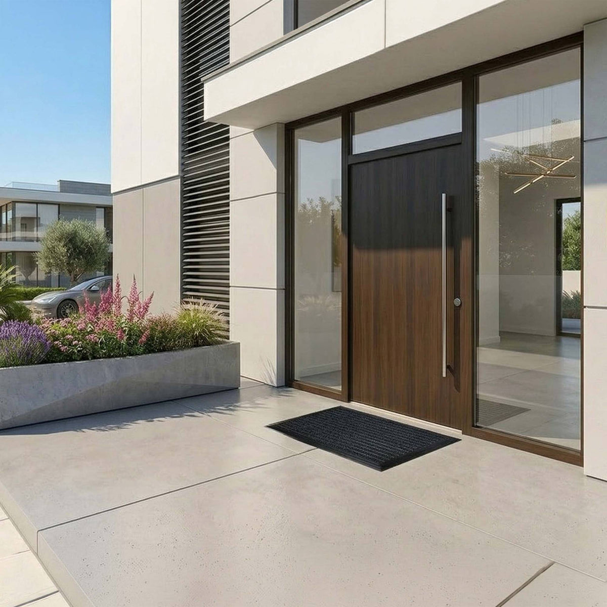 Entrance Mat With Aluminium Frame – Weatherproof, Non-Slip
