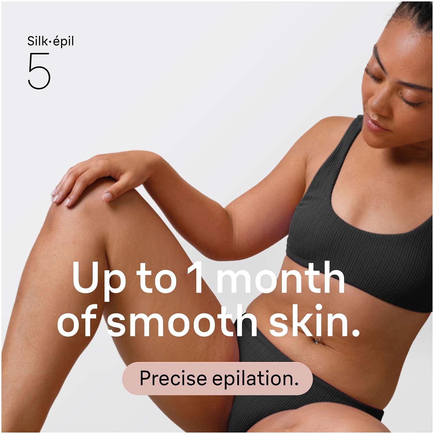 Epilator Wet & Dry, Long-Lasting Smooth Skin, Cordless