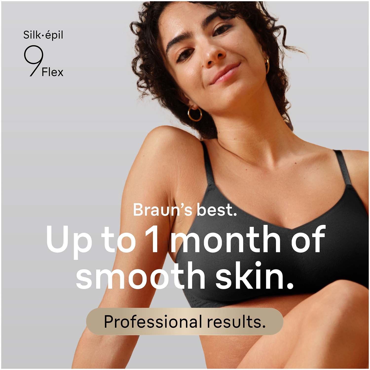 Epilator Wet & Dry, Long-Lasting Smooth Skin, Gold