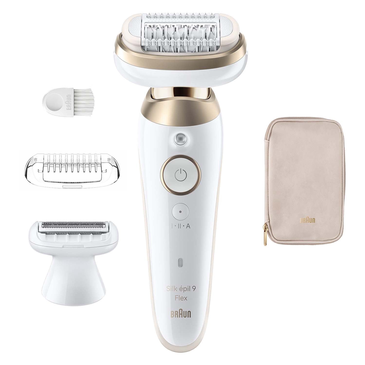 Epilator Wet & Dry, Long-Lasting Smooth Skin, Gold