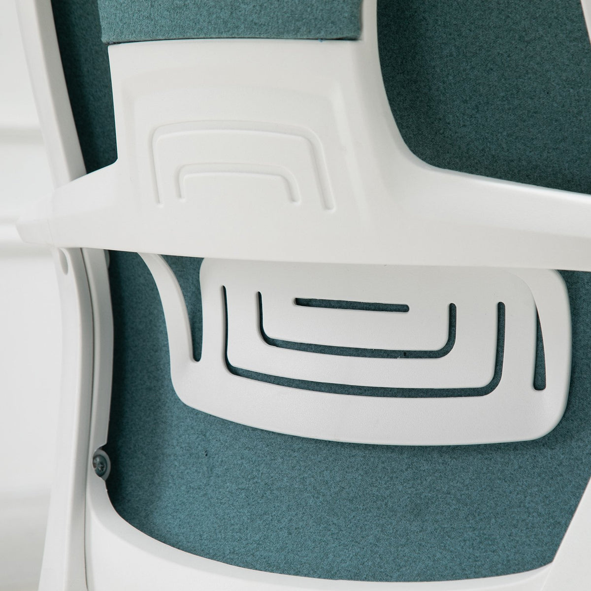 Ergonomic Executive Chair Height-Adjustable, Massage Function, Gaming Chair, Nylon, Blue, 62X60X114-122Cm