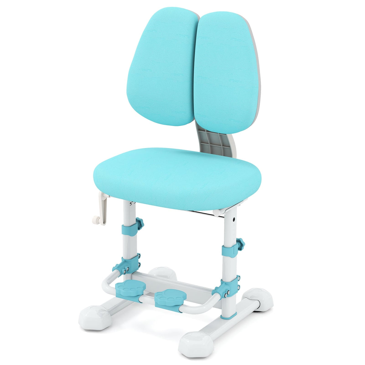 Ergonomic Kids Desk Chair with Adjustable Backrest & Footrest