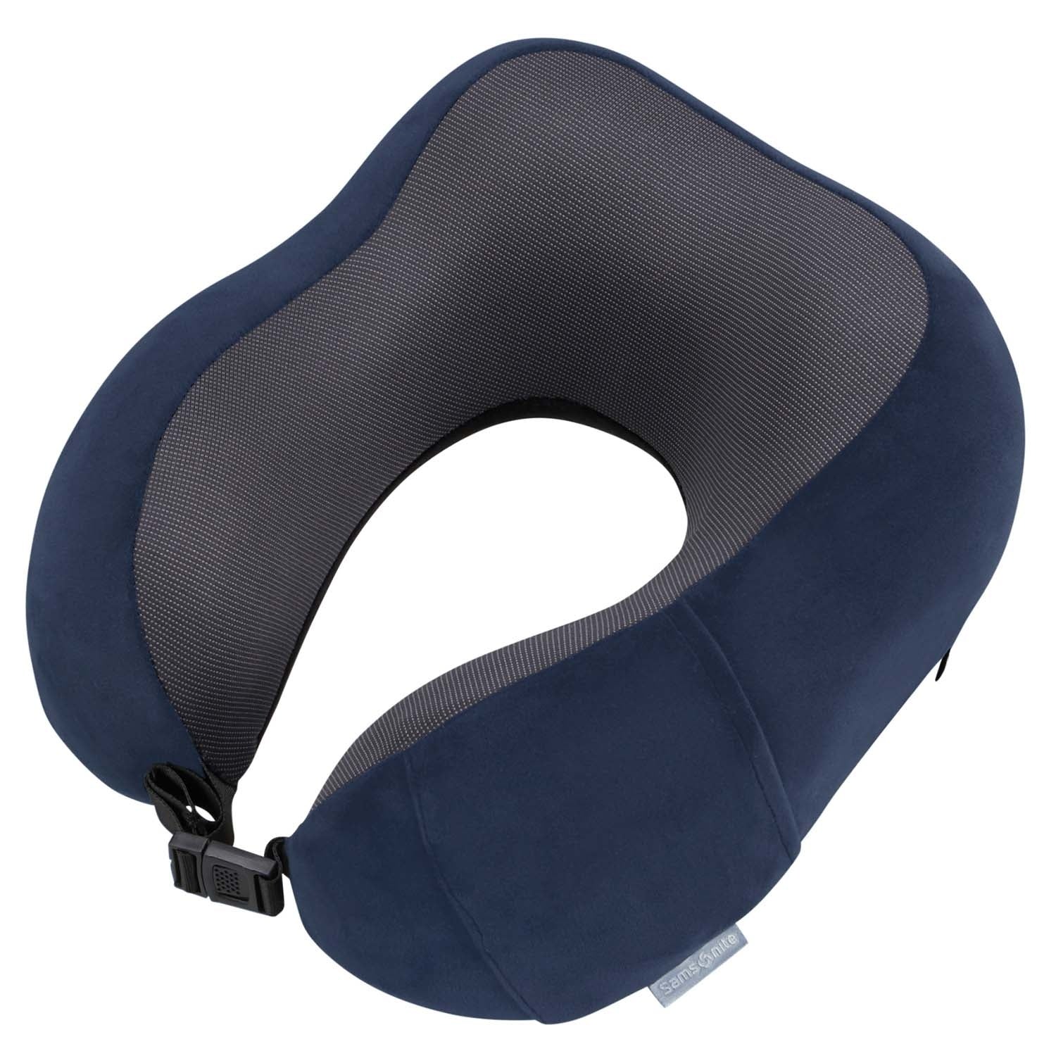 Ergonomic Memory Foam Neck Pillow, Midnight Blue