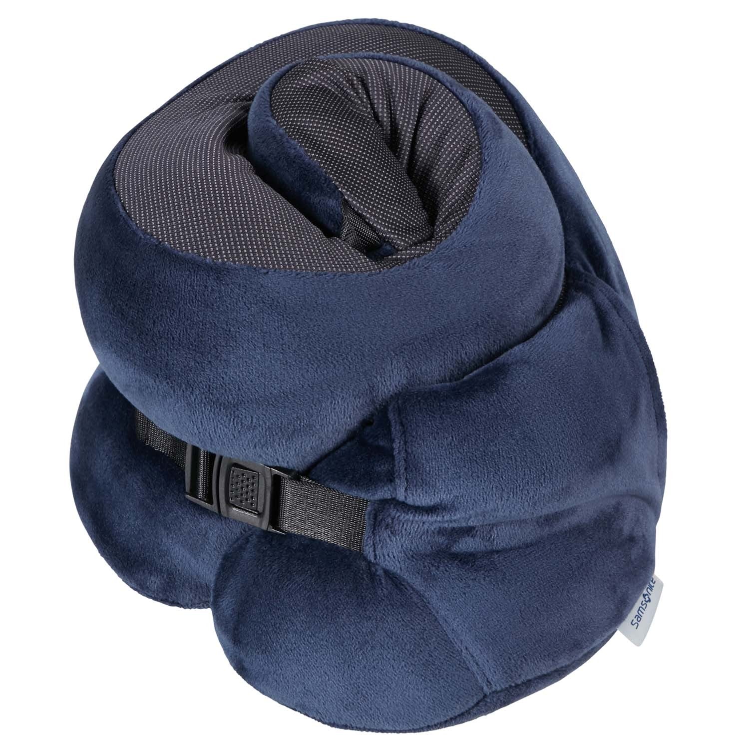 Ergonomic Memory Foam Neck Pillow, Midnight Blue