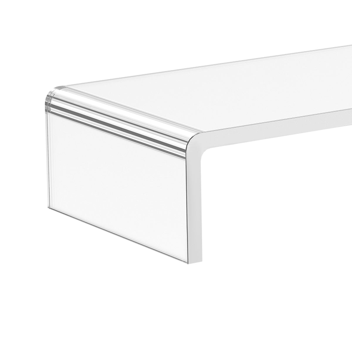 Ergonomic Monitor Stand Acrylic Screen Stand For Laptop, Computer, Notebook, Transparent, 53X19X9Cm