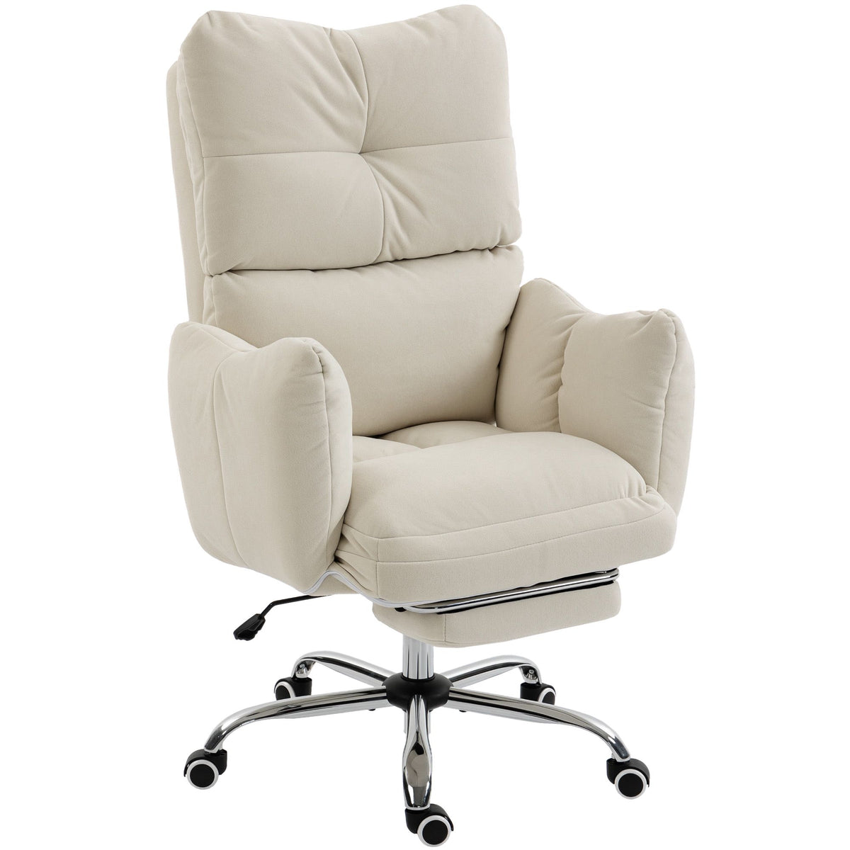 Ergonomic Office Chair with Footrest, Adjustable Backrest