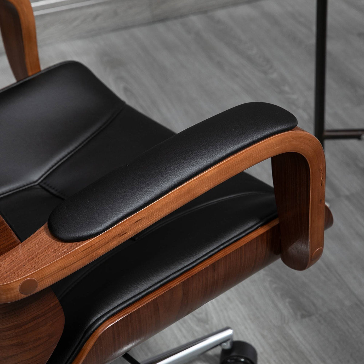 Ergonomic Office Chair with High Backrest, Black