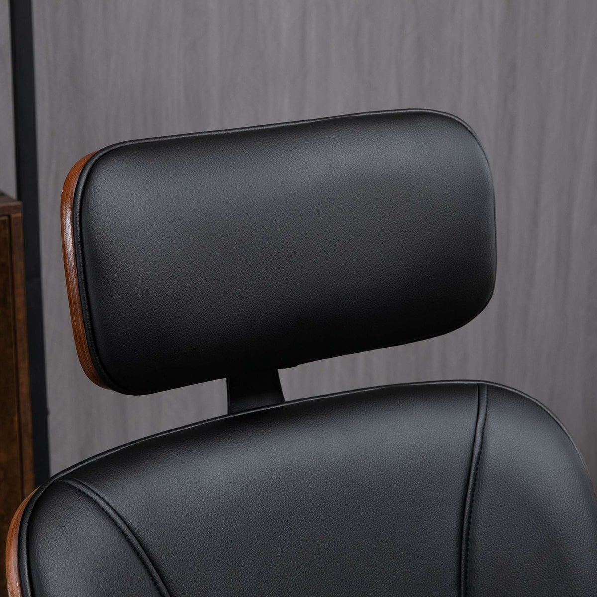 Ergonomic Office Chair with High Backrest, Black