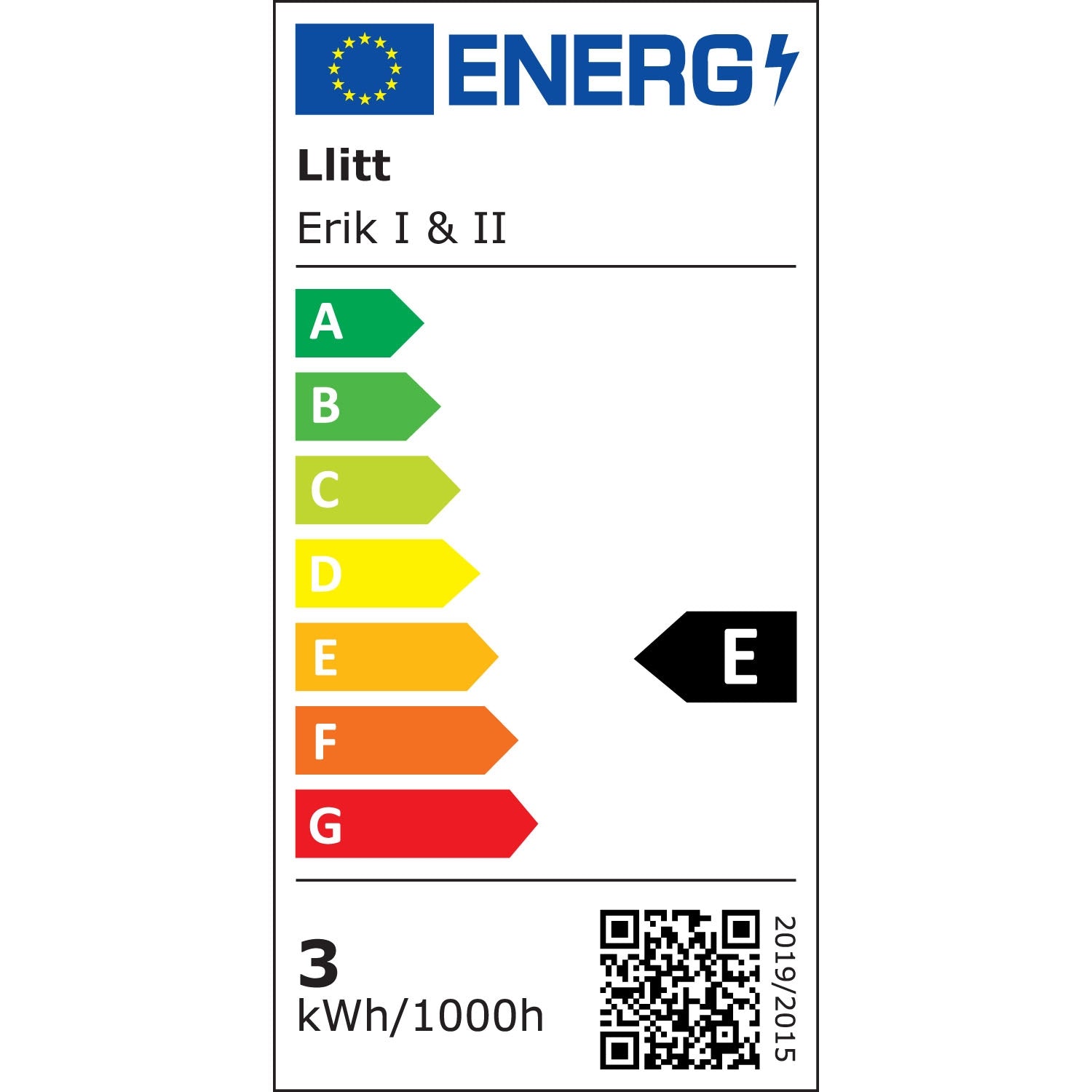 Erik I Wall light LED IP65 3000K 2W 293lm White