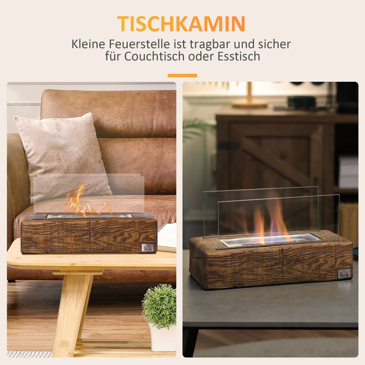 Ethanol fireplace 0.15L 45 min burning time for 18m² bio ethanol burner table fireplace with fire extinguisher lid and tempered glass
