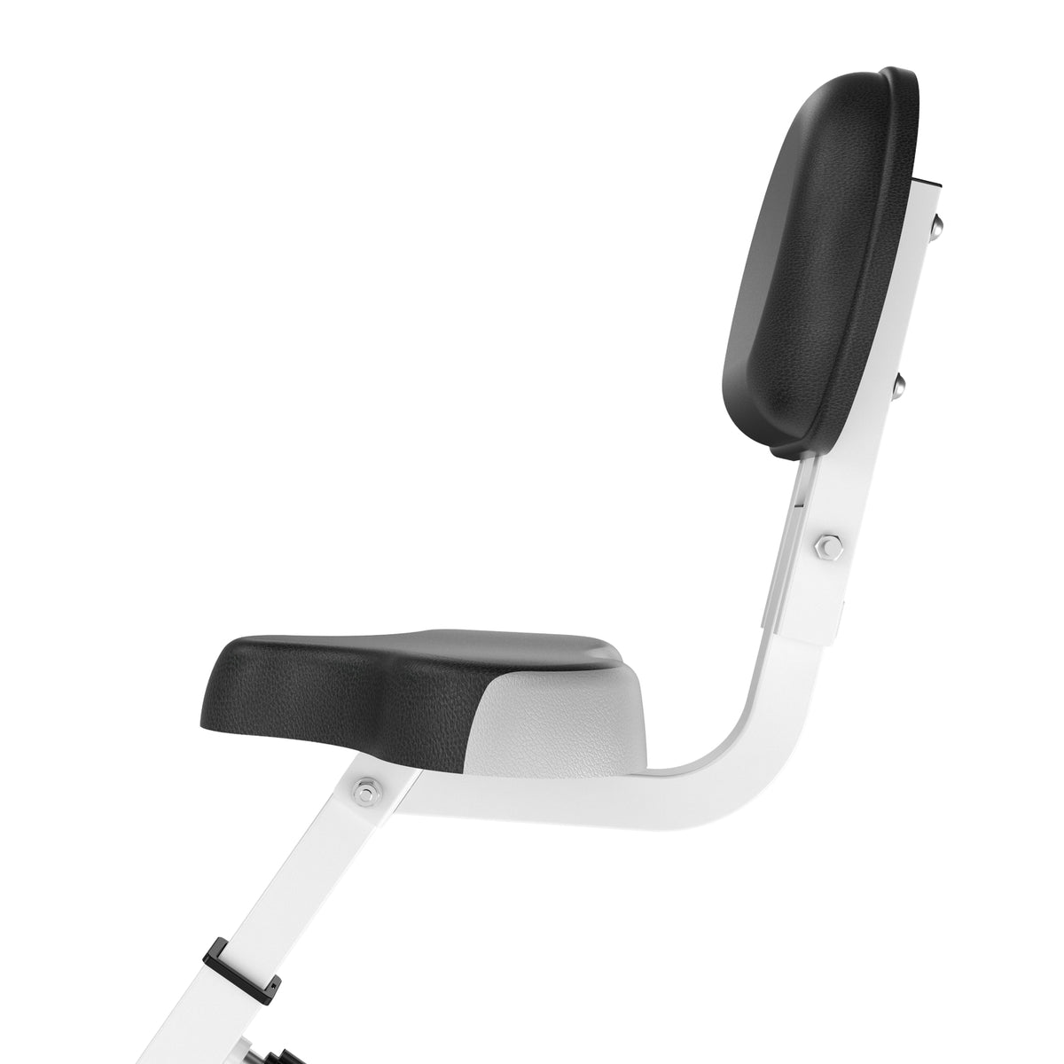 Exercise Bike F-Bike Bicycle Trainer With 8-Level Adjustable Magnetic Resistance, Height-Adjustable Steel Yellow + White 43 X 97 X 109 Cm