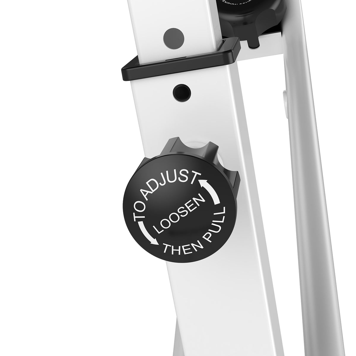 Exercise Bike F-Bike Bicycle Trainer With 8-Level Magnetic Resistance, Height Adjustable, Steel, Black + Gray, 43X97X109 Cm