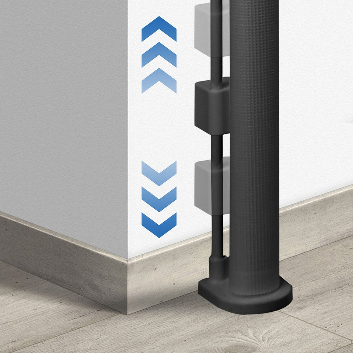 Expandable Child Safety Gate for Doors and Stairs