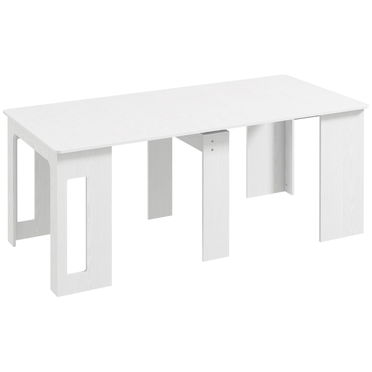 Extendable Dining Table, White, 60-180 x 85 x 75 cm