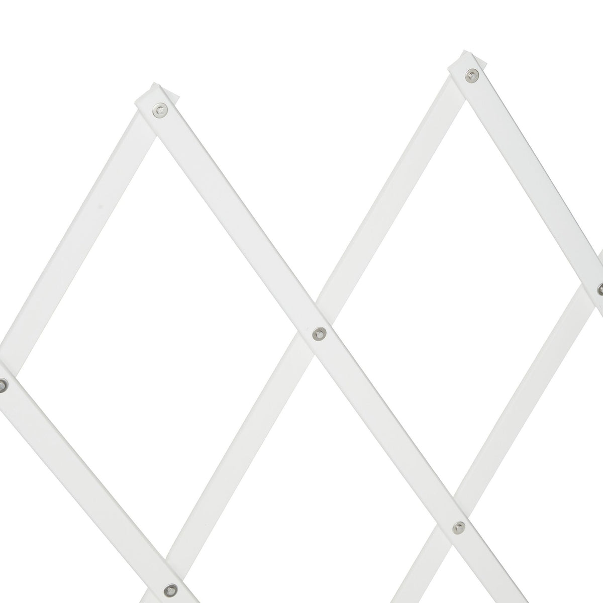 Extendable Dog Barrier, White, Bamboo, Adjustable Width