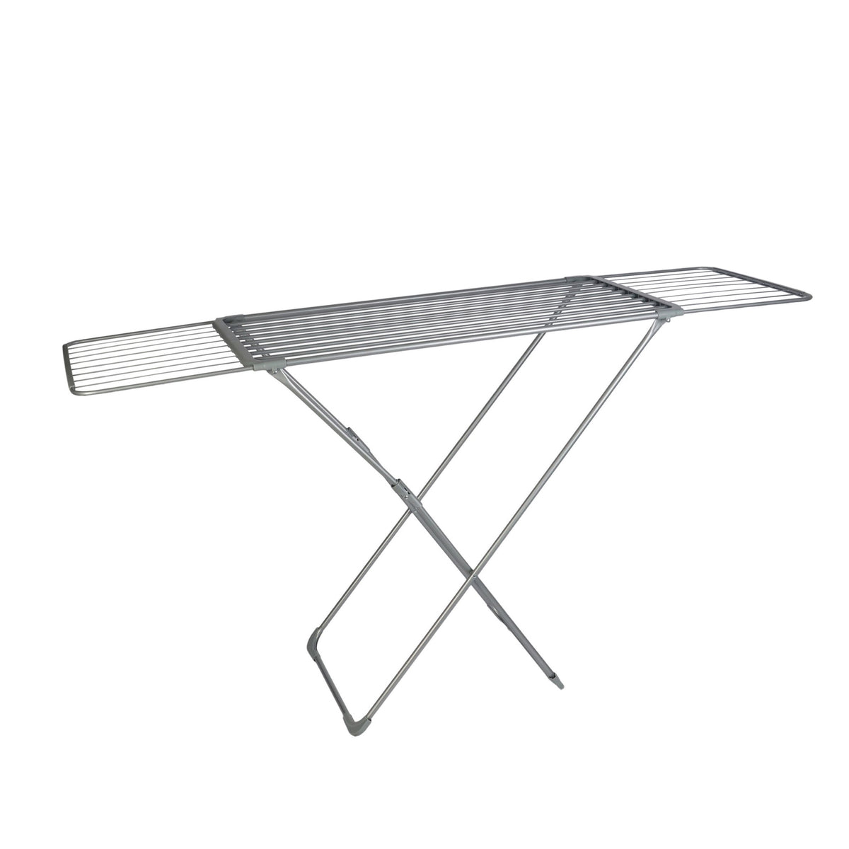 Extendable Metal Clothes Drying Rack, 18m, Grey