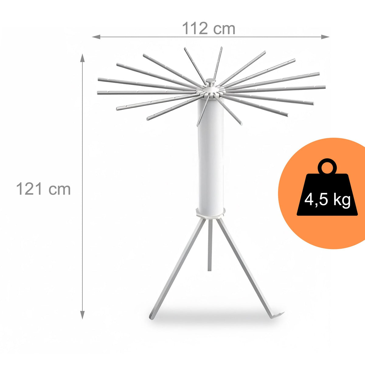 Extendable Octopus Clothes Dryer, 16 Rods, Space-Saving Design