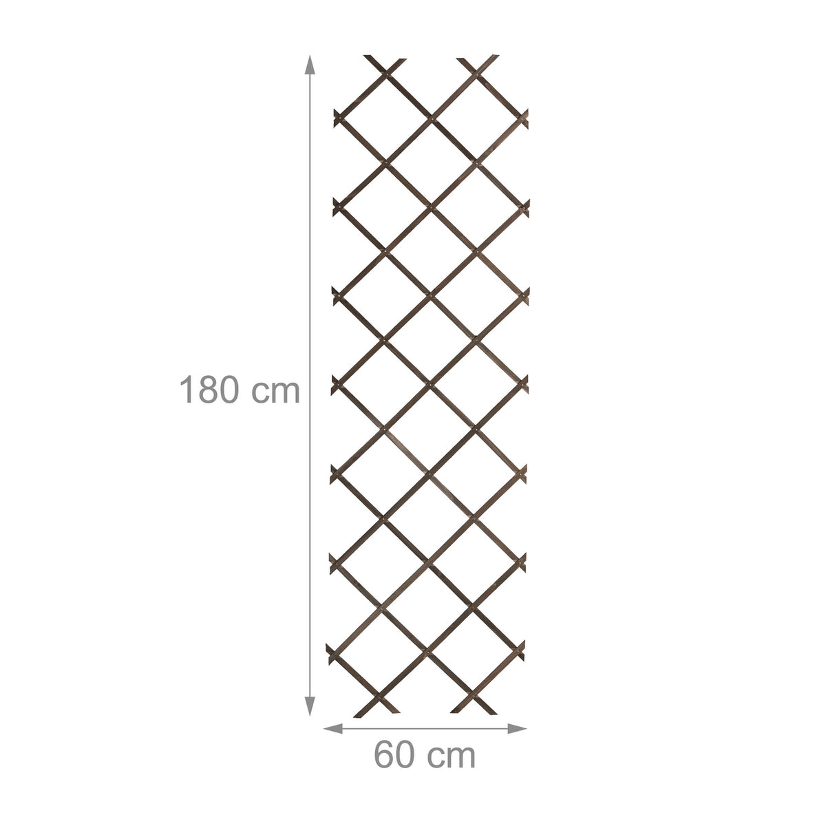 Extendable Plant Trellis Set, 3 Pack, 180x60 cm