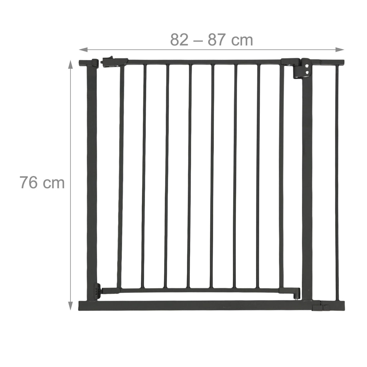 Extendable Safety Gate for Doors & Stairs, 75–100 cm
