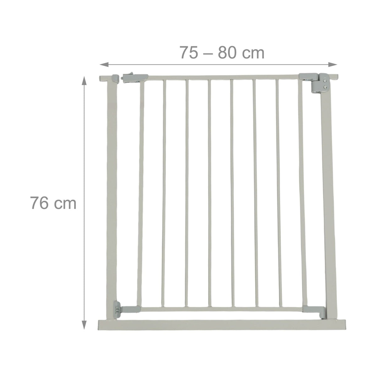 Extendable Safety Gate for Doors & Stairs, 75–100 cm