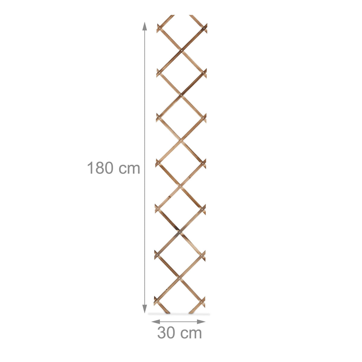 Extendable Wall Trellis Set of 3, Wooden Adjustable