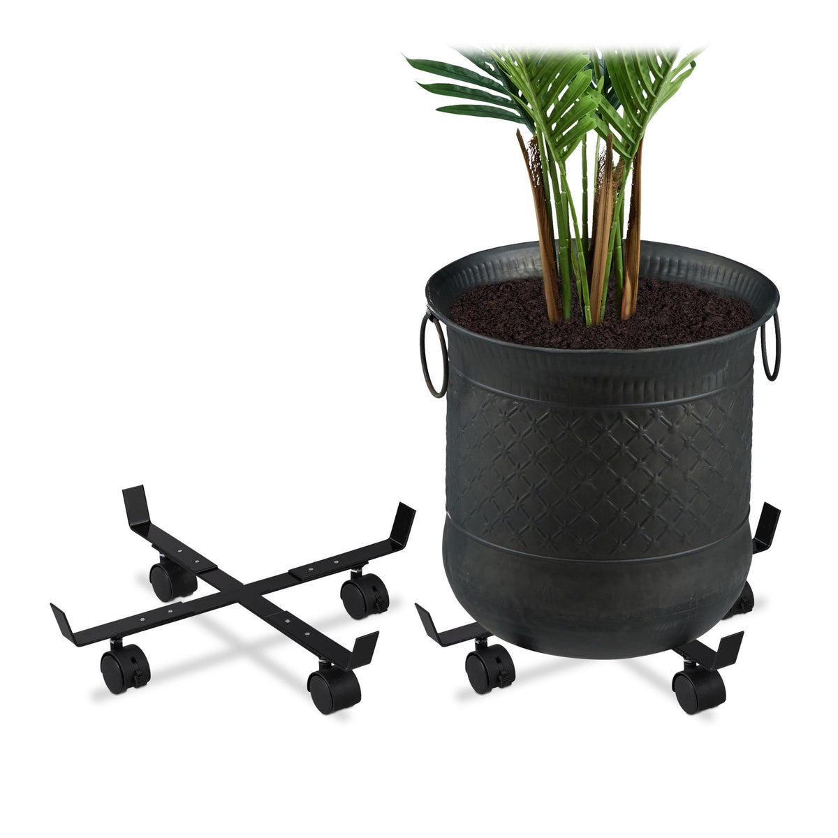 Extendable flower cart set of 2