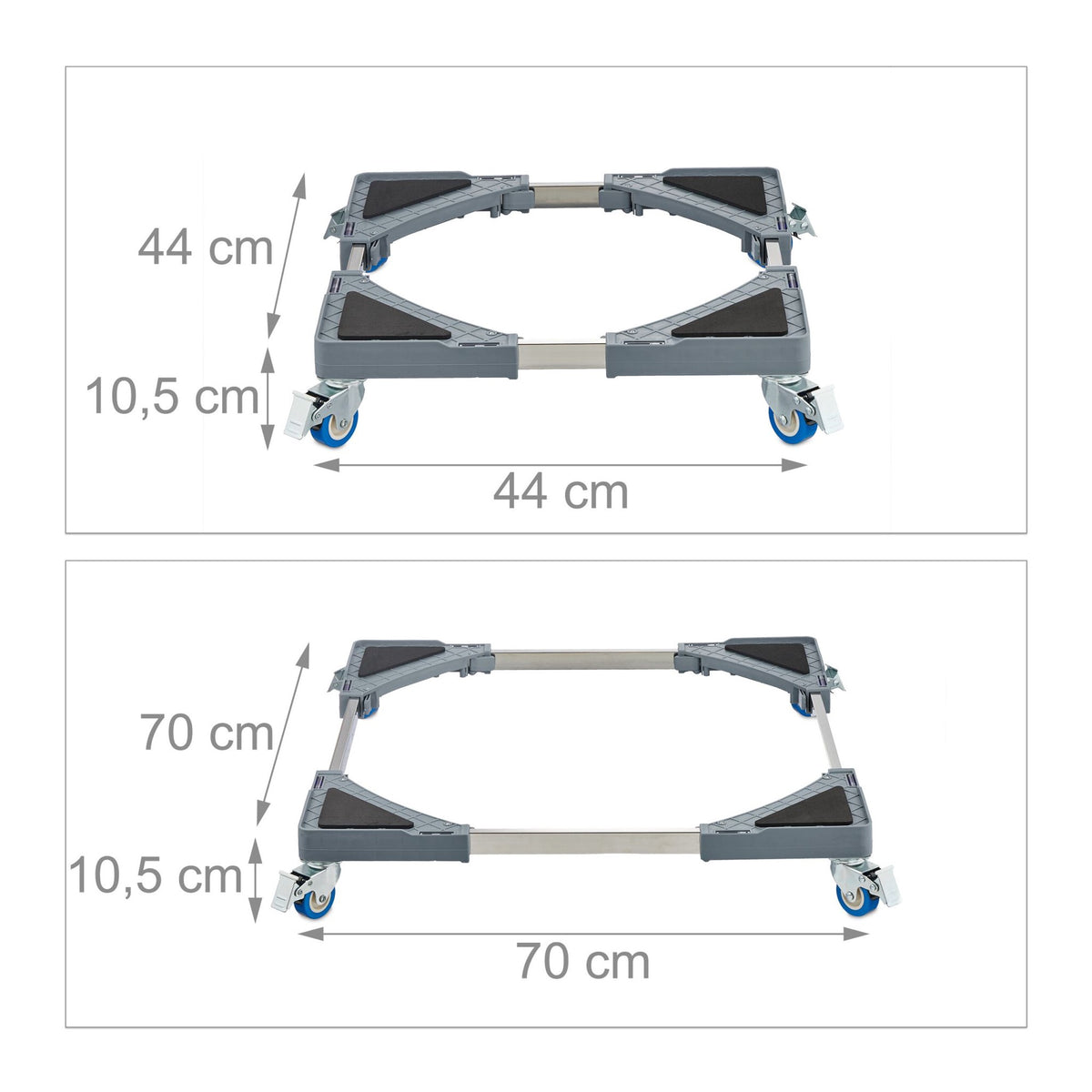 Extendable square plant roller