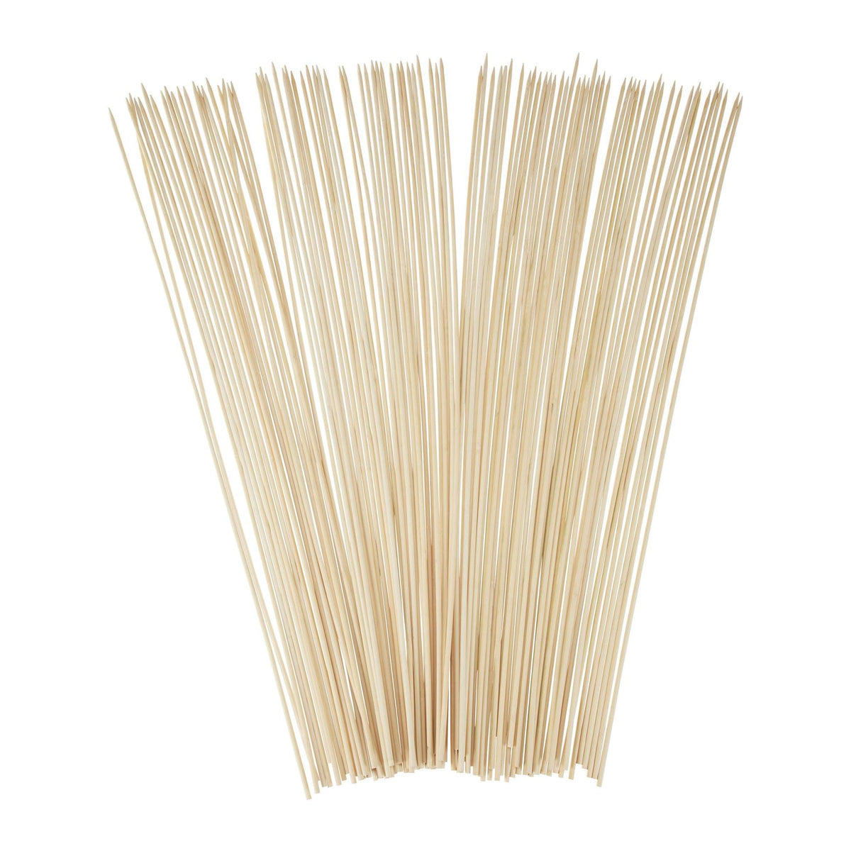Extra long grill sticks in bamboo