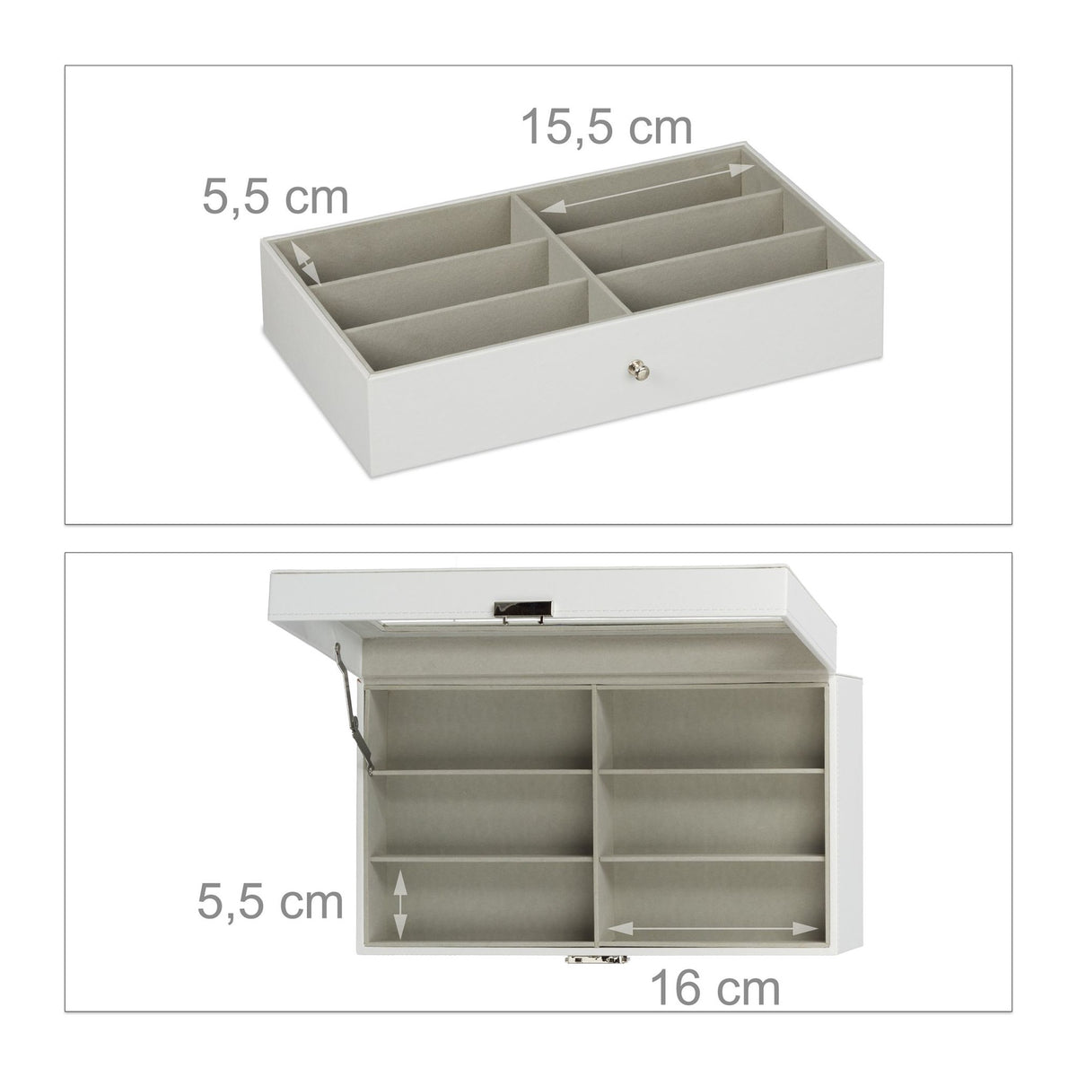 Eyeglass storage for 12 pairs