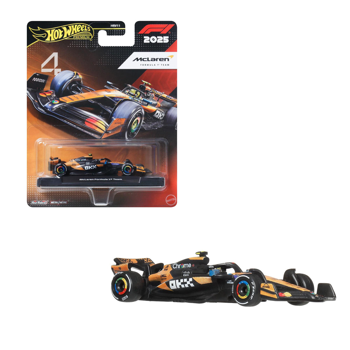 F1 Race Die-Cast Car, 1:64 Scale Metal Model