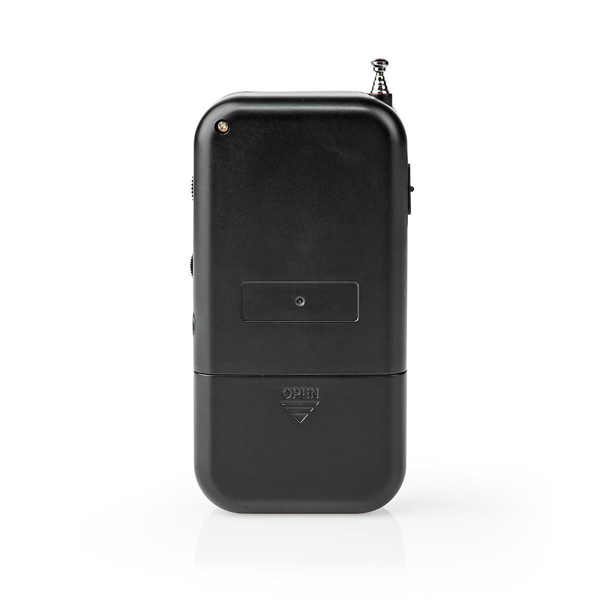 FM Radio | Portable design | AM / FM | Battery powered | Analog | 1.5 W| Black White Screen | Bluetooth® | Headphone jack | Aluminum / Black