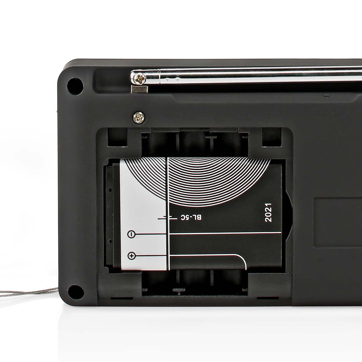 FM Radio | Portable design | FM | Battery operated / Power adapter | Digital | 3.6 W| Screen Size: 2.0 " | Black White Screen | Headphone Jack | Gray / Black