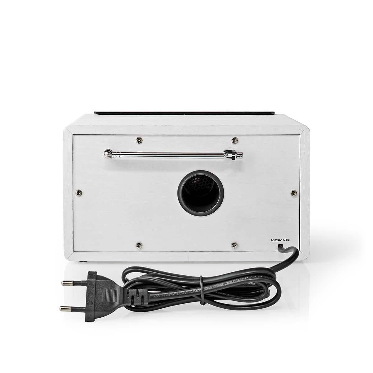 FM Radio | Table Design | FM | Power adapter | Analog | 15 W| Bluetooth® | White