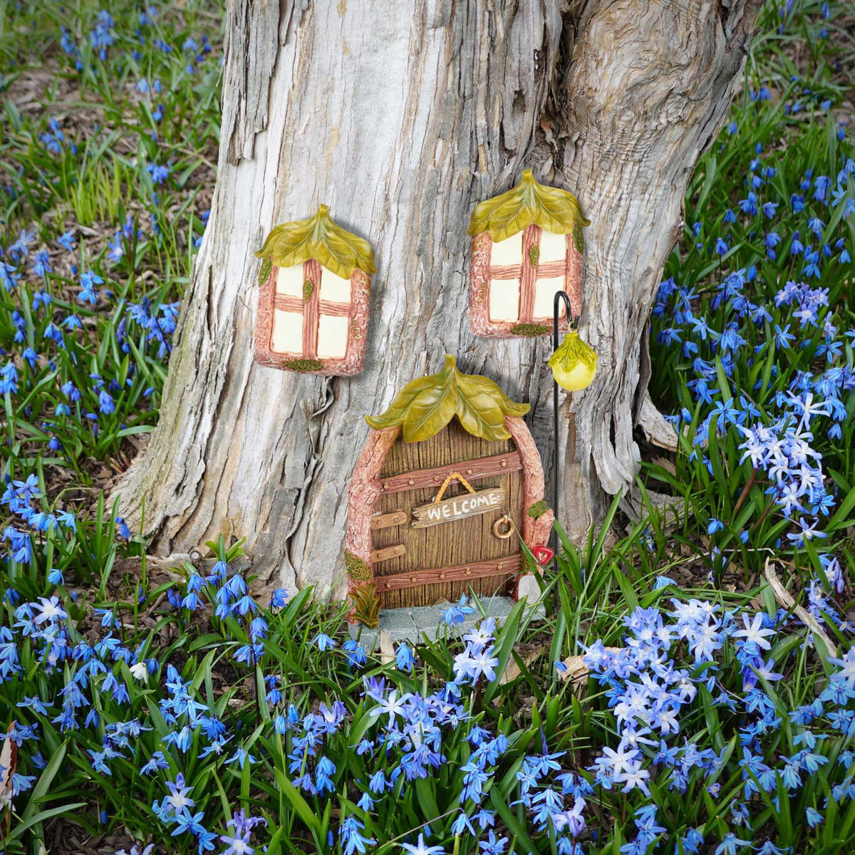 Fairy door set "Ceiling of leaves"