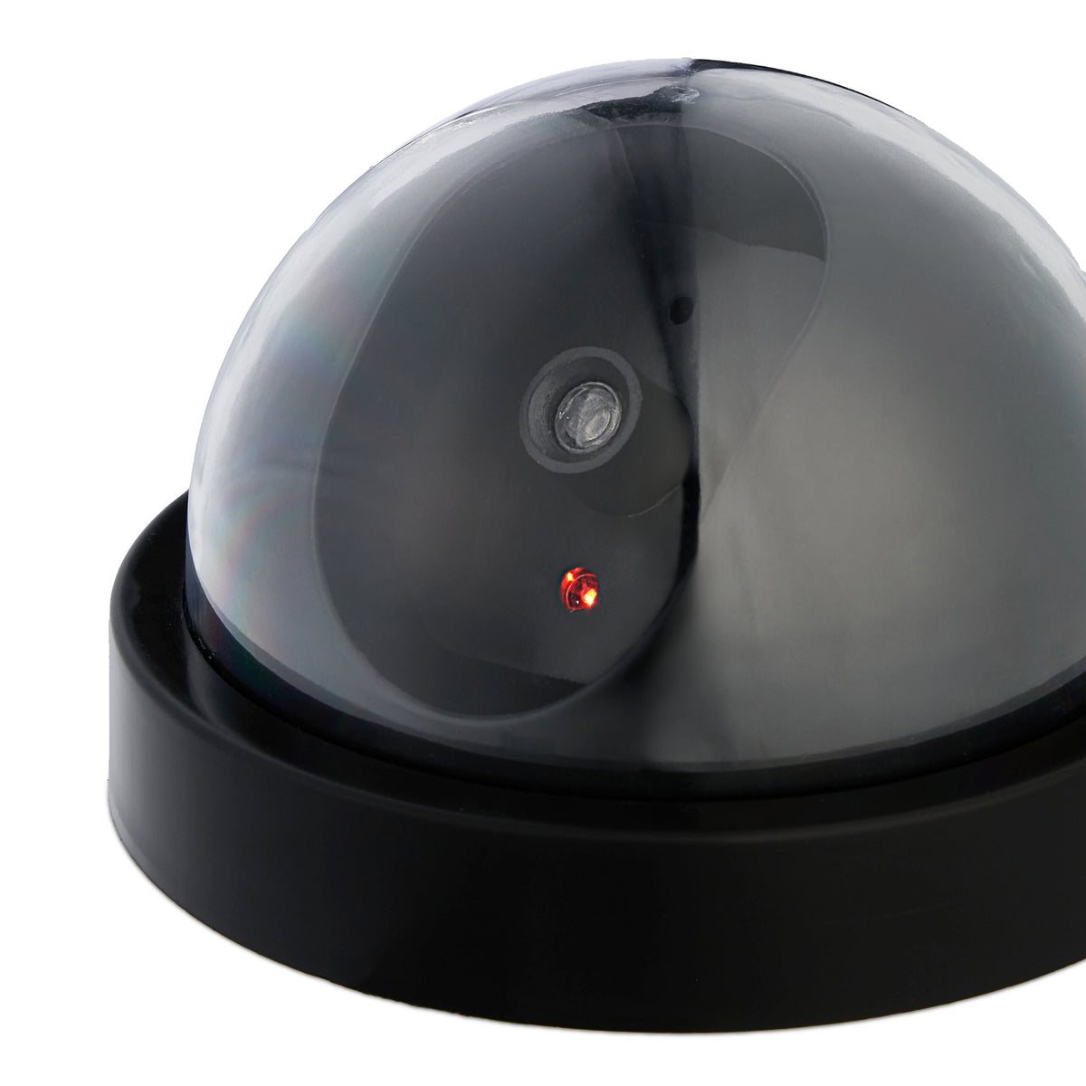 Fake Security Dome Cameras, LED, Indoor/Outdoor, 4-Pack