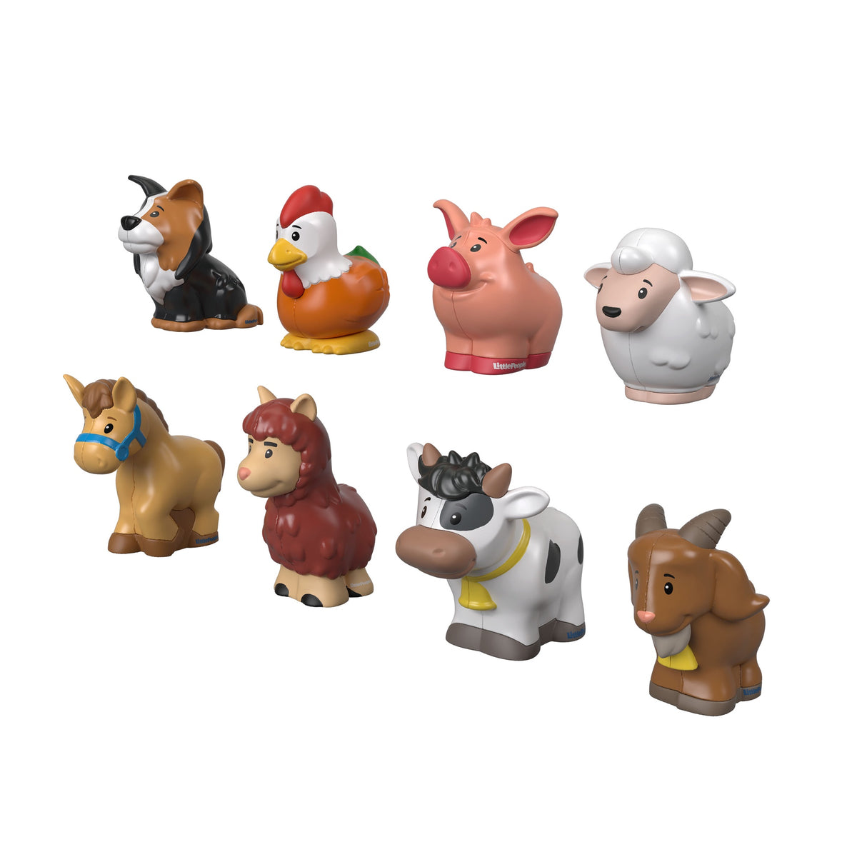 Farm Animal Figures Set for Little People Play