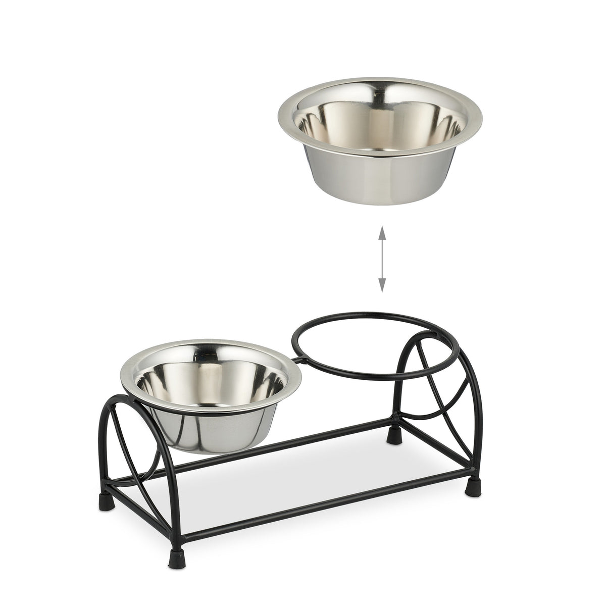 Feeding station for dogs