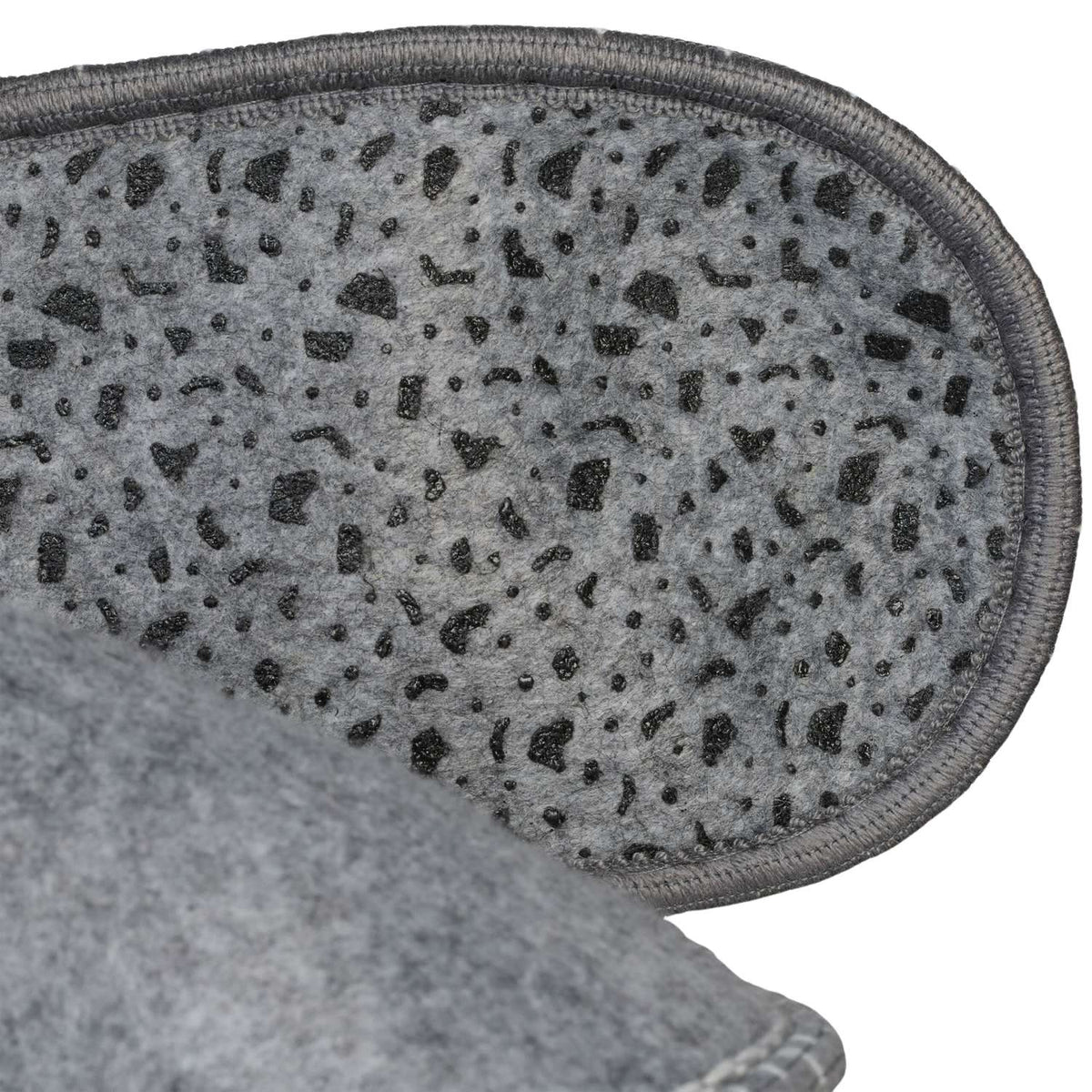 Felt Guest Slippers Set, Non-Slip, 6 Pairs with Bag