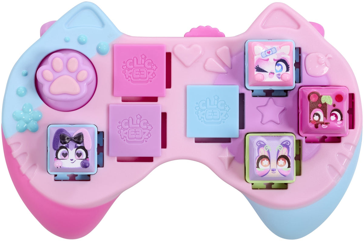 Fidget Controller with Clickable Buttons and Keychain