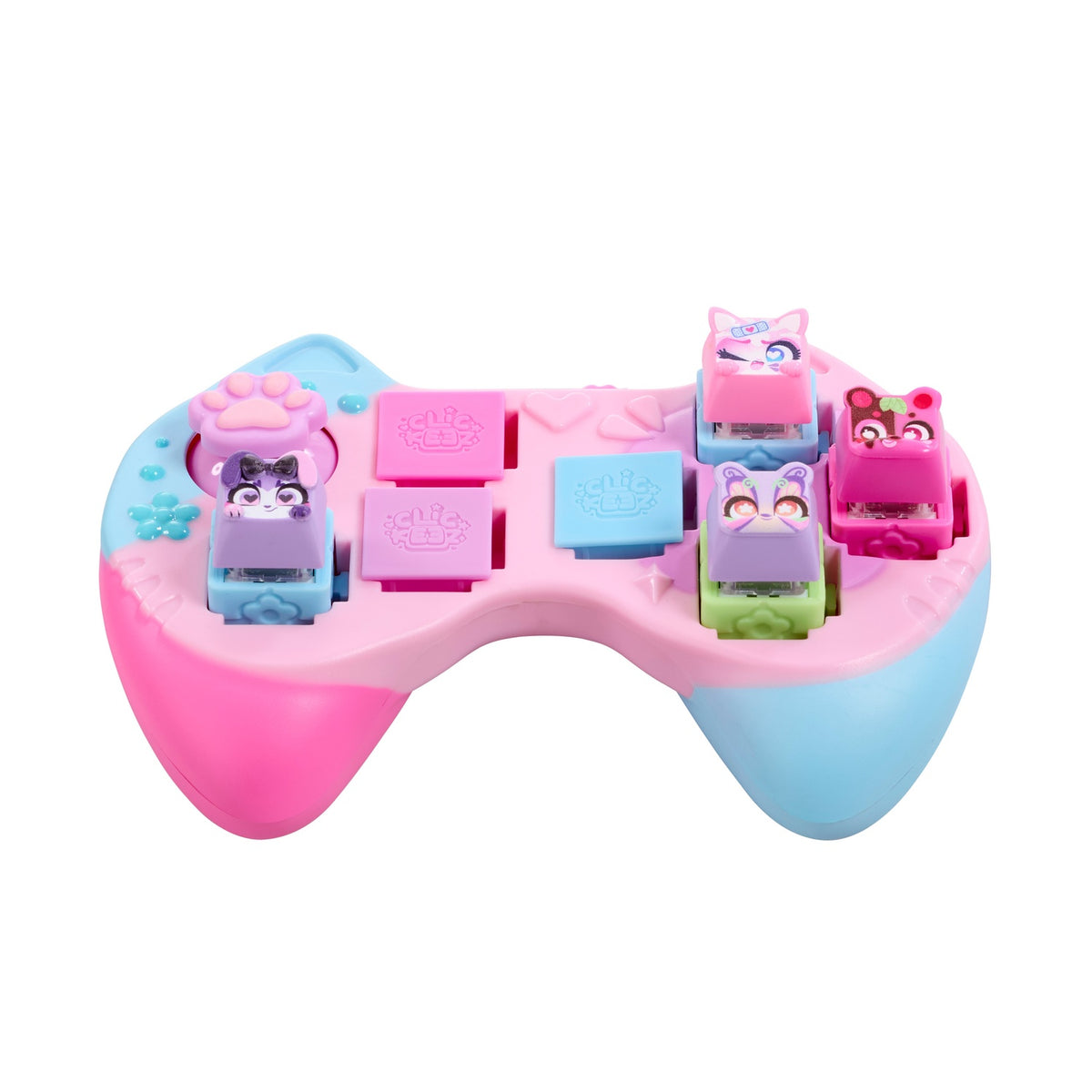 Fidget Controller with Clickable Buttons and Keychain