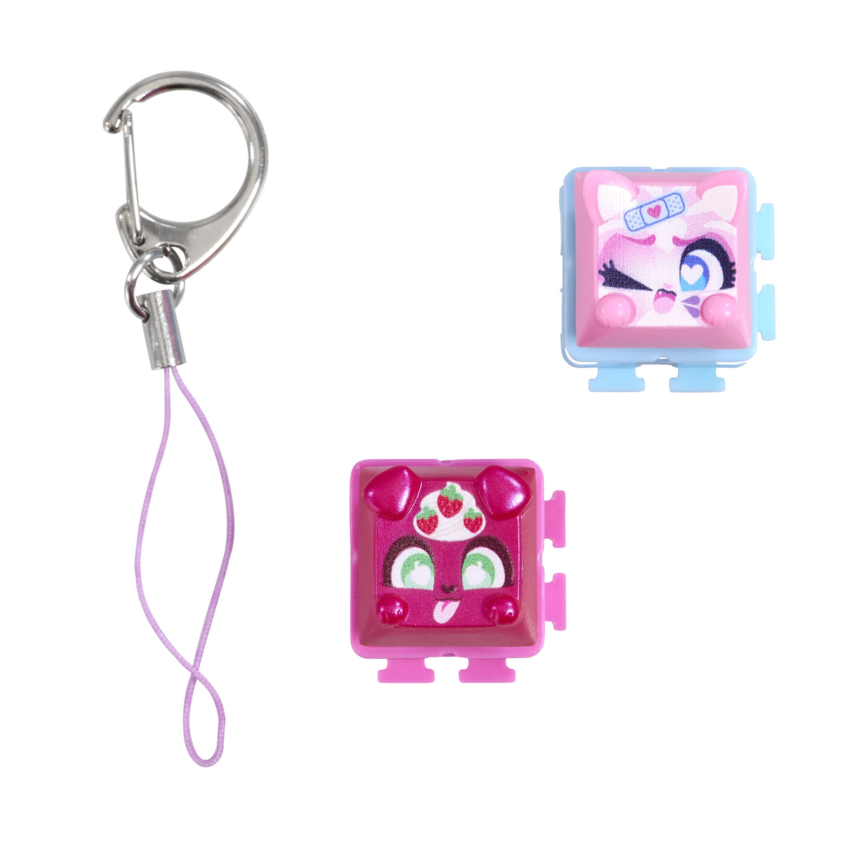 Fidget Keychain Twin Pack, Click & Regular