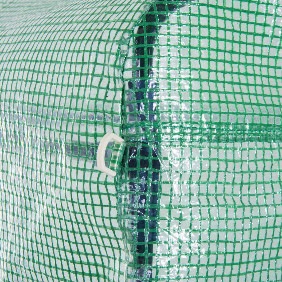 Film Greenhouse Polytunnel 6X3X2M Walkable, Uv Protection, Roll-Up Covers, Steel Tube, Green