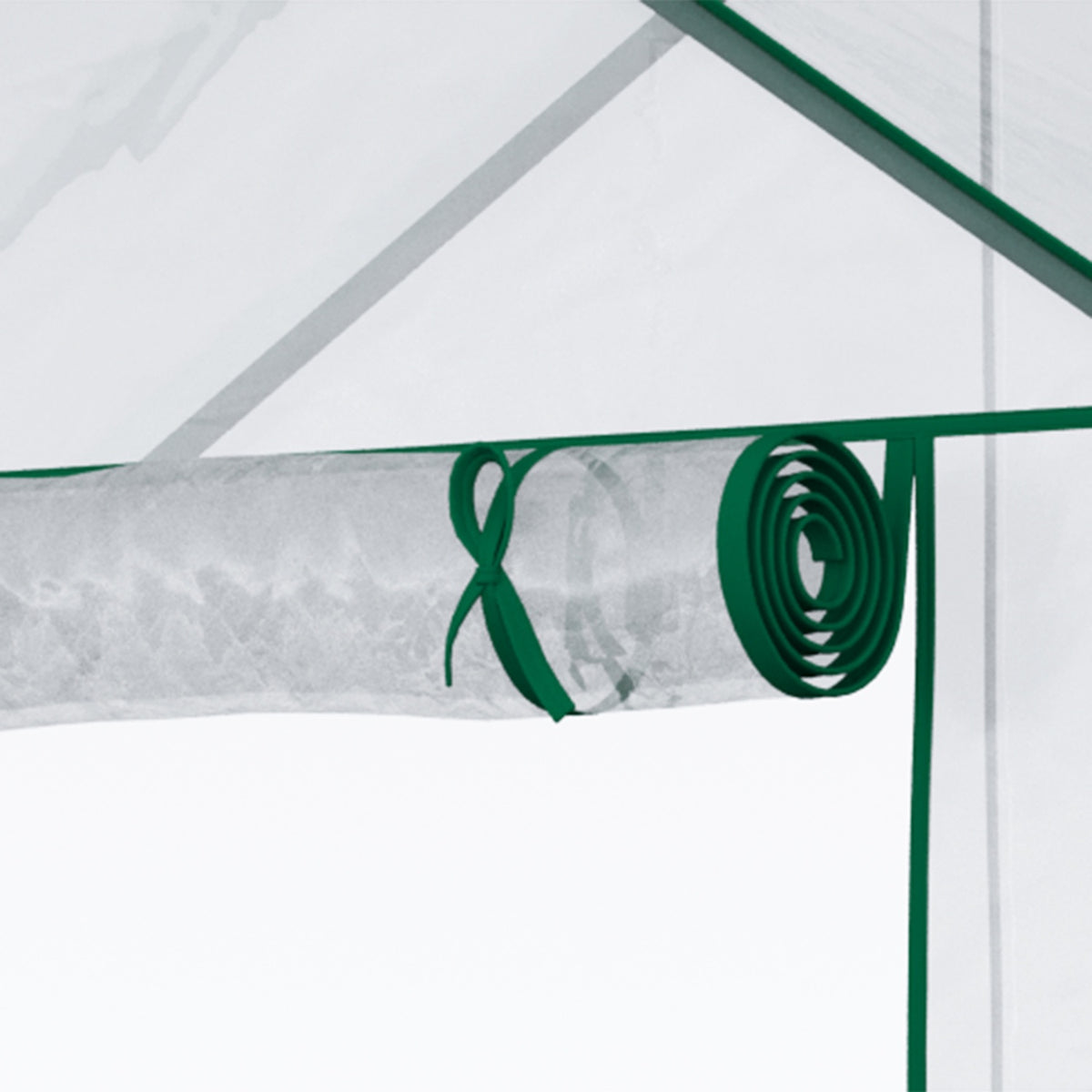 Film Greenhouse Walk-In Tomato Greenhouse With 6 Shelves, 142X73X195Cm, Transparent